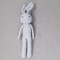  Cotton Crochet  Grey Rabbit Soft Toy 
