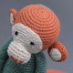 Crochet Cotton Monkey Soft Toy For Kids