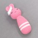 Cotton Crochet  Pink Small Rabbit Soft Toy