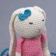 Cotton Crochet Pink Girl Doll Soft Toy