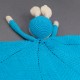 Cotton Crochet Blue Baby Girl Puppet Soft Toy