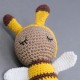 Cotton crochet Yellow Small Bee Soft Toy