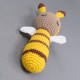 Cotton crochet Yellow Small Bee Soft Toy