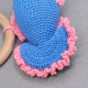 Cotton Crochet Fish Wooden Ring Rattle Soft Toy