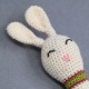  Small Rabbit Rattle Cotton Crochet Soft Toy