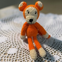 Monkey Punch Plush Toy Orange