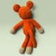 Monkey Punch Plush Toy Orange