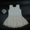 White Ivory Cotton Crochet Frock
